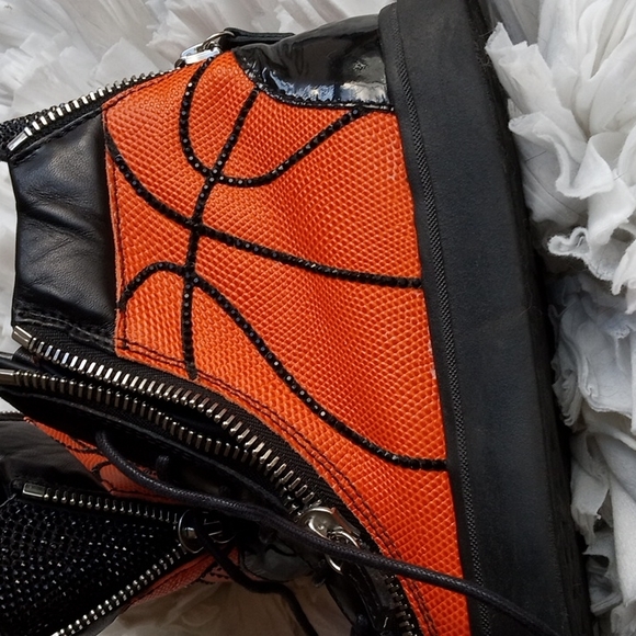 ❌SOLD❌ Giuseppe Zanotti High Top Basketball Sneakers US 8 EUR 41 RARE! 🏀 ❌SOLD❌ - Picture 7 of 16